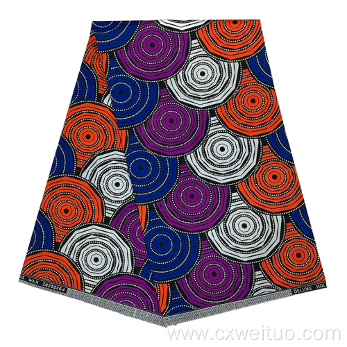 100% polyester block african fabric
